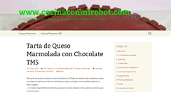 Desktop Screenshot of cocinaconmirobot.com